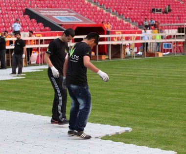تنظيم فعاليات الملاعب