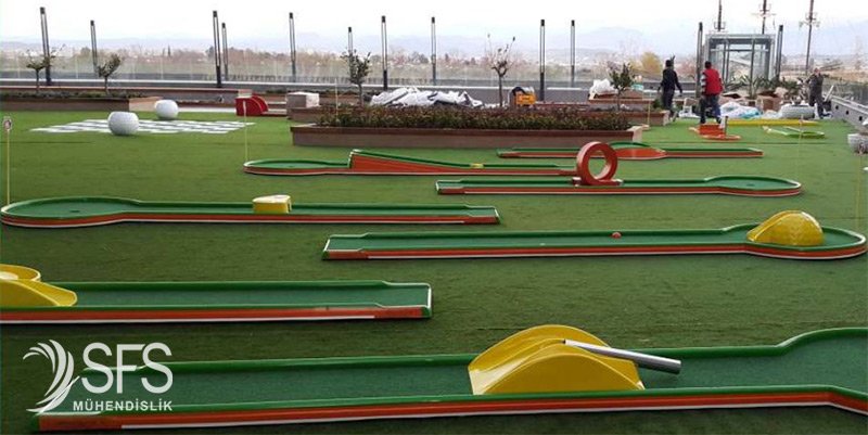 Mini golf sahası yapımı Mini golf seti fiyatları